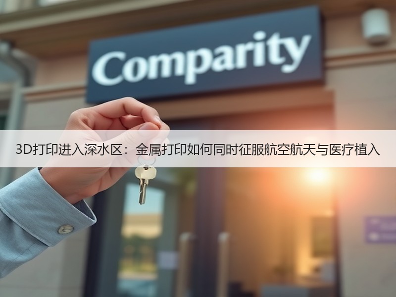 3D打印进入深水区：金属打印如何同时征服