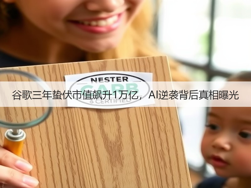 谷歌三年蛰伏市值飙升1万亿，AI逆袭背后