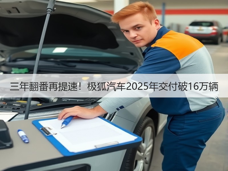 三年翻番再提速！极狐汽车2025年交付破