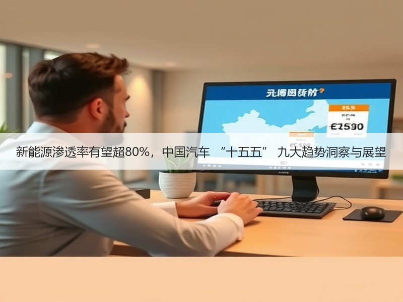 新能源渗透率有望超80%，中国汽车 “十