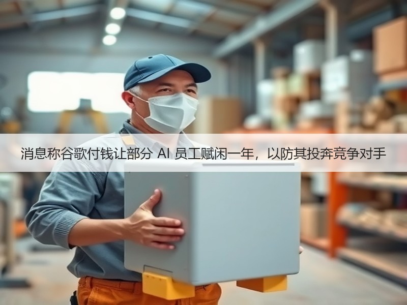 消息称谷歌付钱让部分 AI 员工赋闲一年