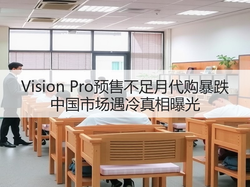 Vision Pro预售不足月代购暴跌 
