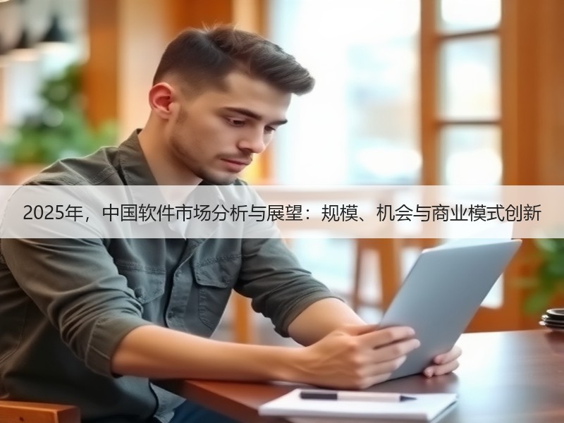 2025年，中国软件市场分析与展望：规模