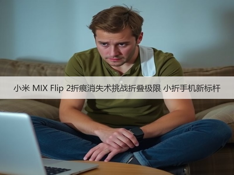 小米 MIX Flip 2折痕消失术挑战