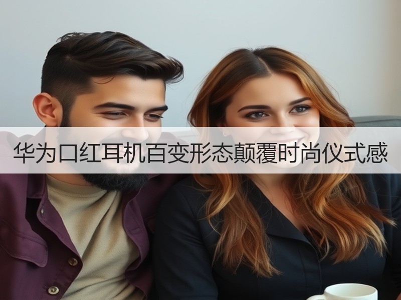 华为口红耳机百变形态颠覆时尚仪式感