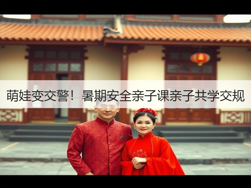 萌娃变交警！暑期安全亲子课亲子共学交规
