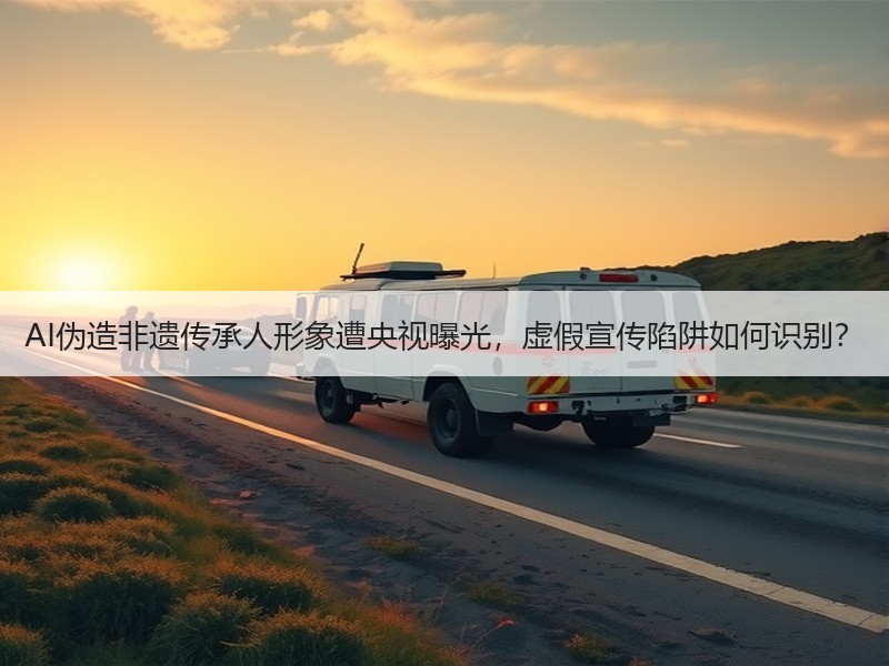 AI伪造非遗传承人形象遭央视曝光，虚假宣