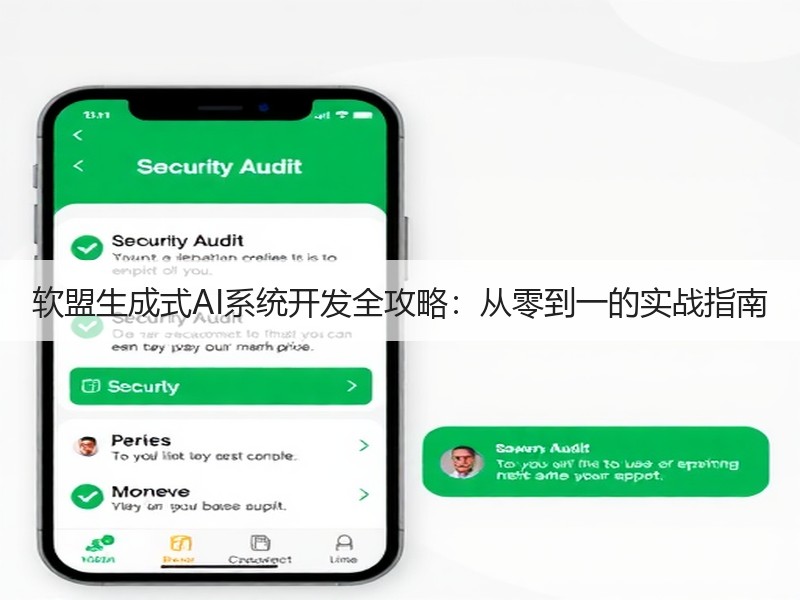软盟生成式AI系统开发全攻略：从零到一的