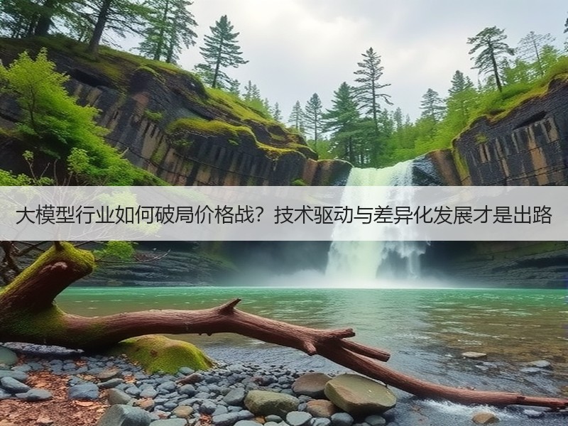 大模型行业如何破局价格战？技术驱动与差异
