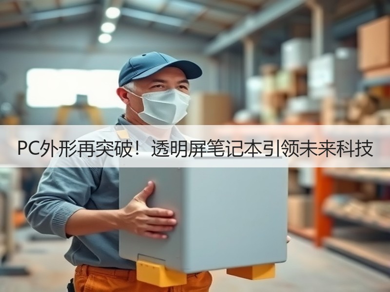 PC外形再突破！透明屏笔记本引领未来科技