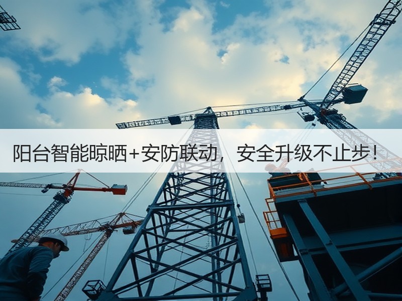 阳台智能晾晒+安防联动，安全升级不止步！