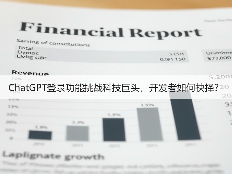 ChatGPT登录功能挑战科技巨头，开发