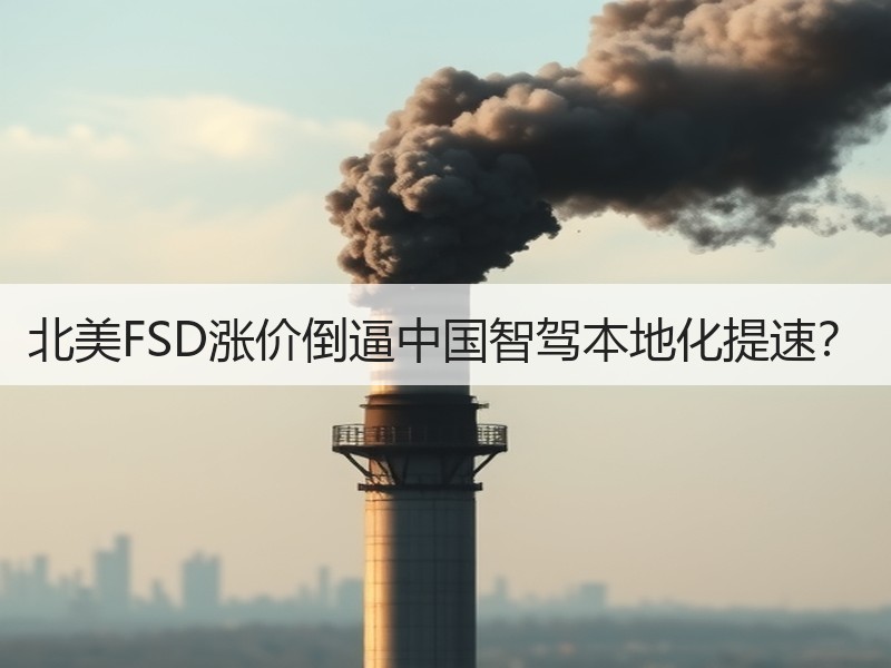 北美FSD涨价倒逼中国智驾本地化提速？