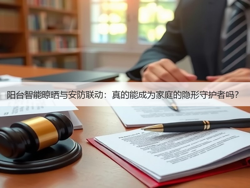 阳台智能晾晒与安防联动：真的能成为家庭的