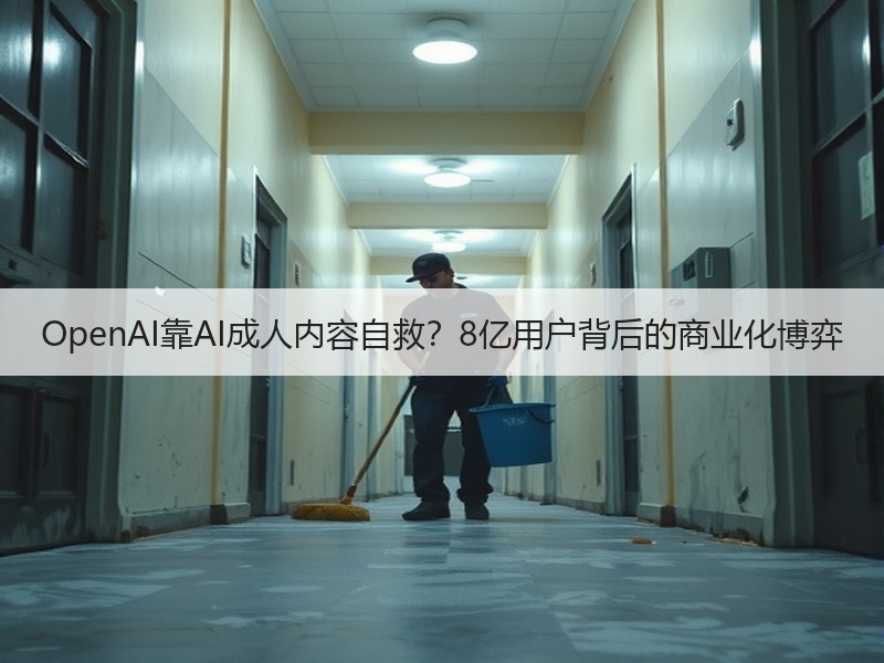 OpenAI靠AI成人内容自救？8亿用户