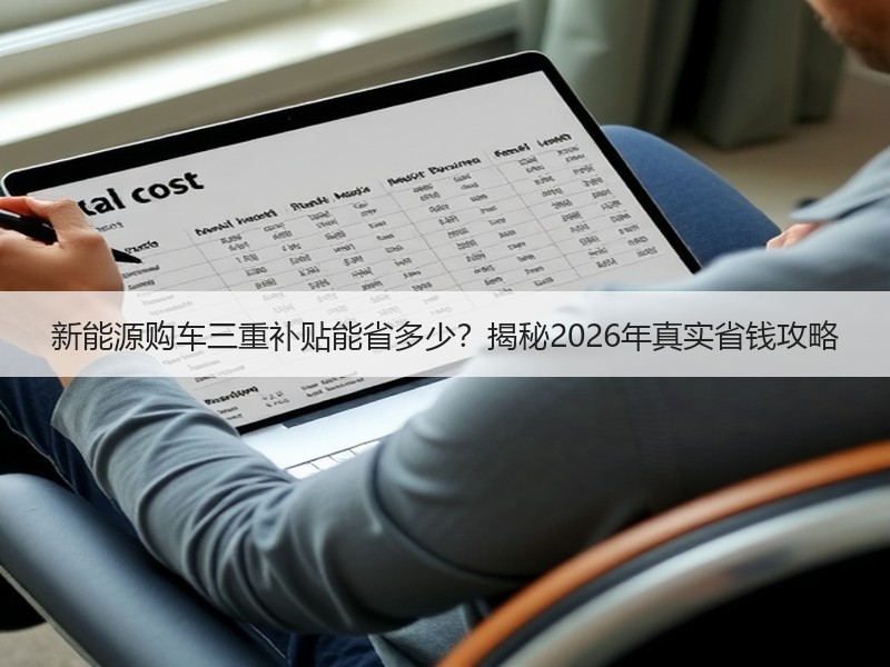 新能源购车三重补贴能省多少？揭秘2026