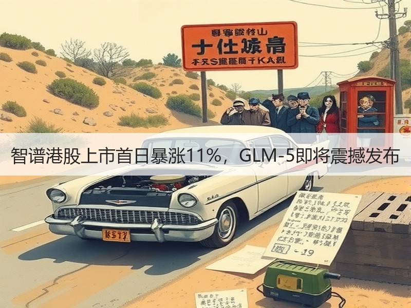 智谱港股上市首日暴涨11%，GLM-5即