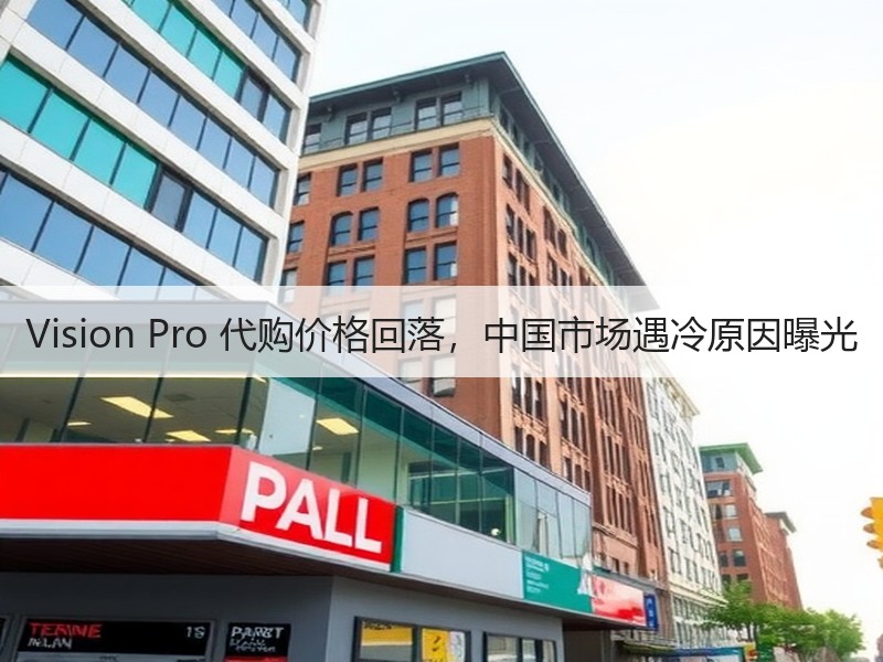 Vision Pro 代购价格回落，中国