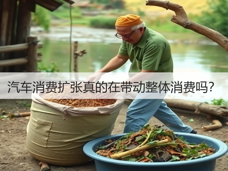 汽车消费扩张真的在带动整体消费吗？