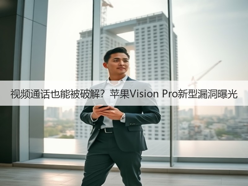 视频通话也能被破解？苹果Vision P