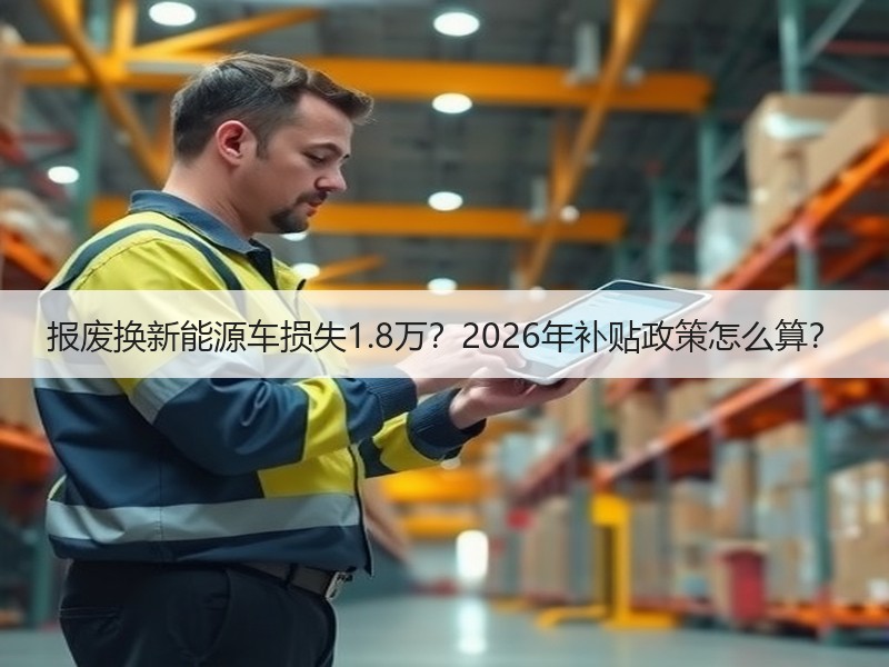 报废换新能源车损失1.8万？2026年补