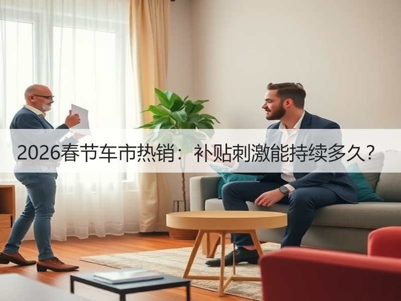 2026春节车市热销：补贴刺激能持续多久