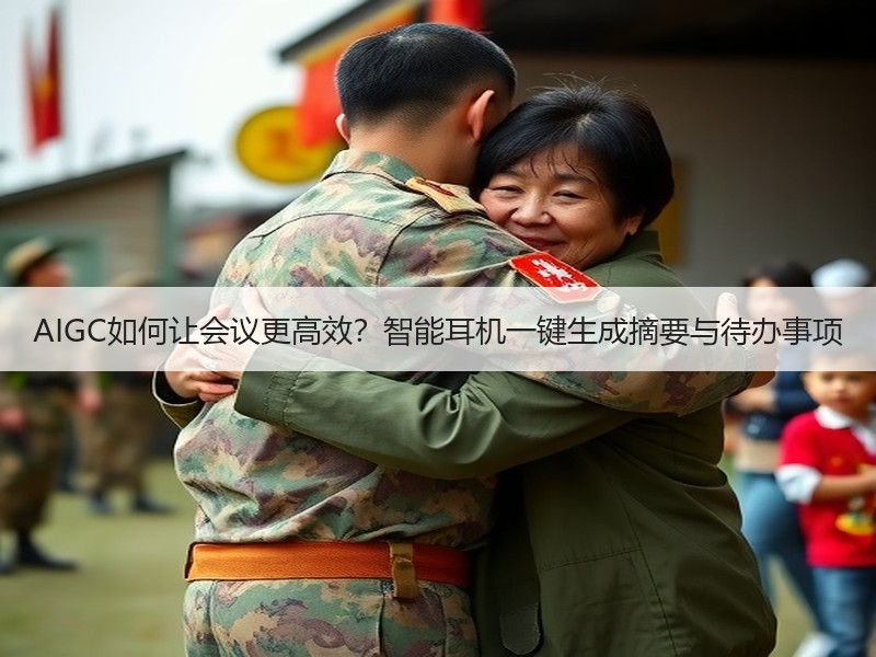 AIGC如何让会议更高效？智能耳机一键生