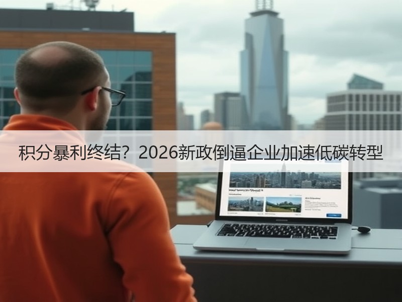 积分暴利终结？2026新政倒逼企业加速低