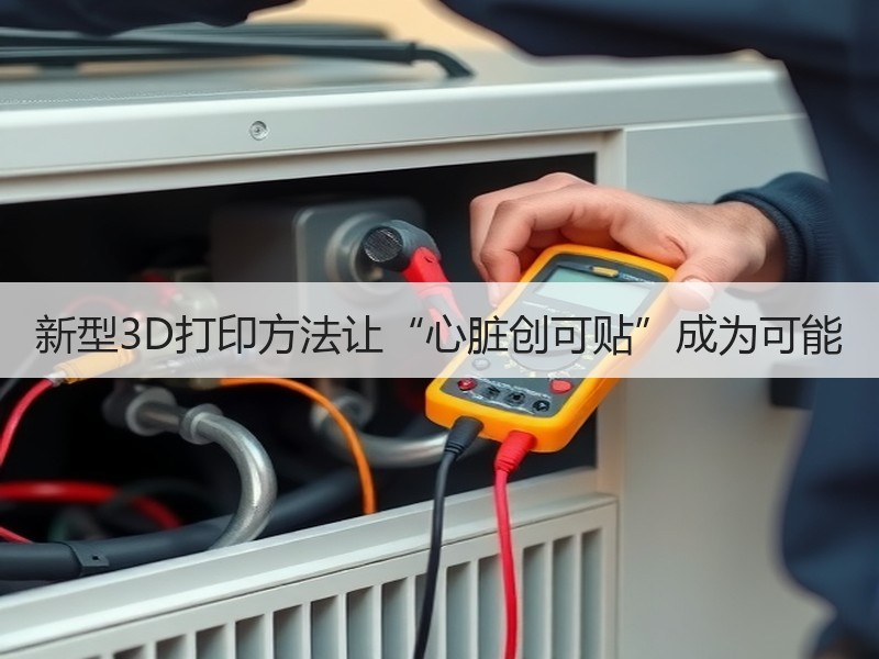 新型3D打印方法让“心脏创可贴”成为可能