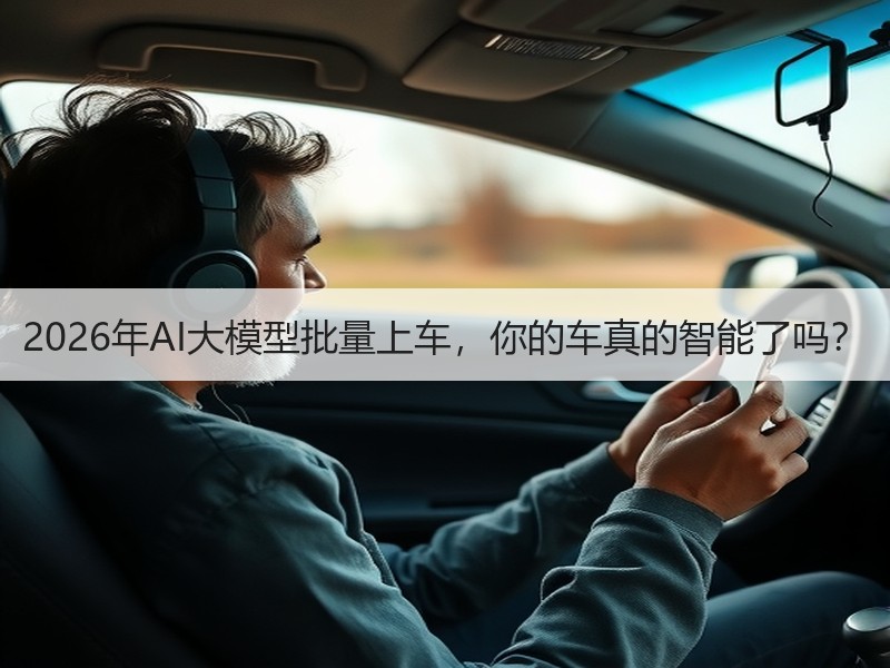 2026年AI大模型批量上车，你的车真的