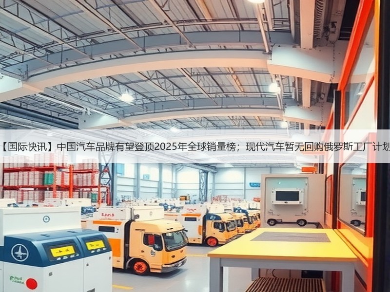【国际快讯】中国汽车品牌有望登顶2025