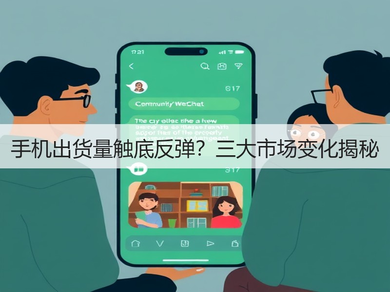 手机出货量触底反弹？三大市场变化揭秘