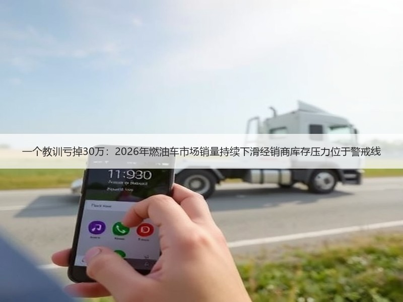 一个教训亏掉30万：2026年燃油车市场
