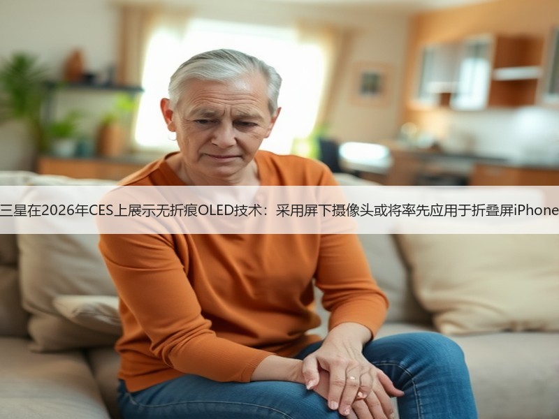 三星在2026年CES上展示无折痕OLE