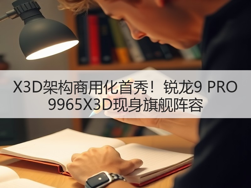 X3D架构商用化首秀！锐龙9 PRO 9