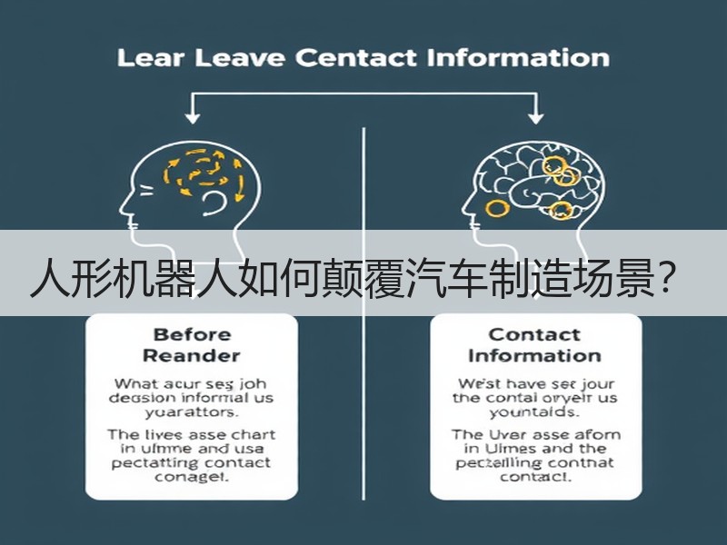 人形机器人如何颠覆汽车制造场景？