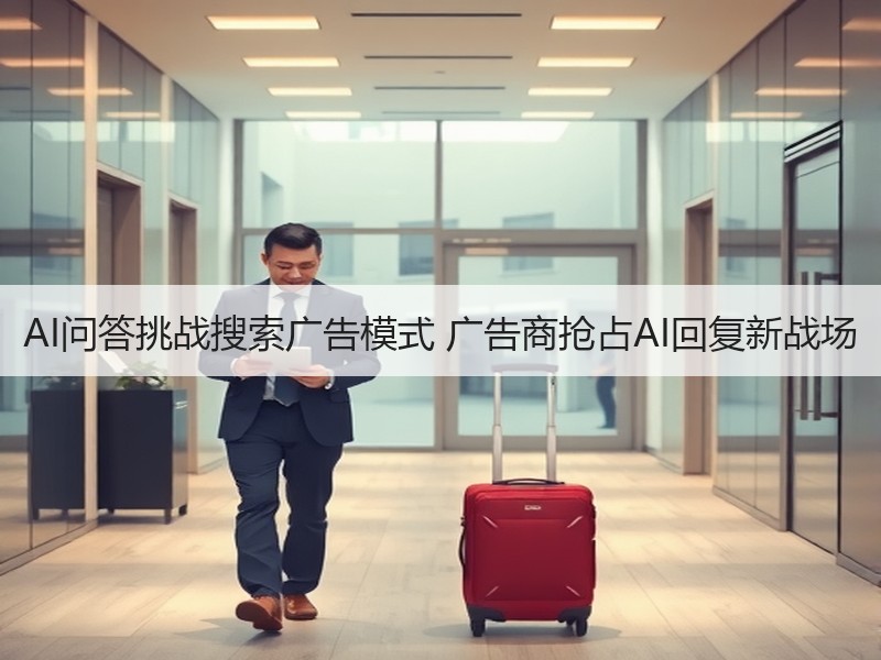 AI问答挑战搜索广告模式 广告商抢占AI