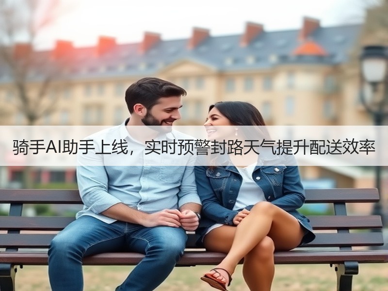 骑手AI助手上线，实时预警封路天气提升配