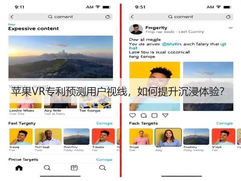 苹果VR专利预测用户视线，如何提升沉浸体