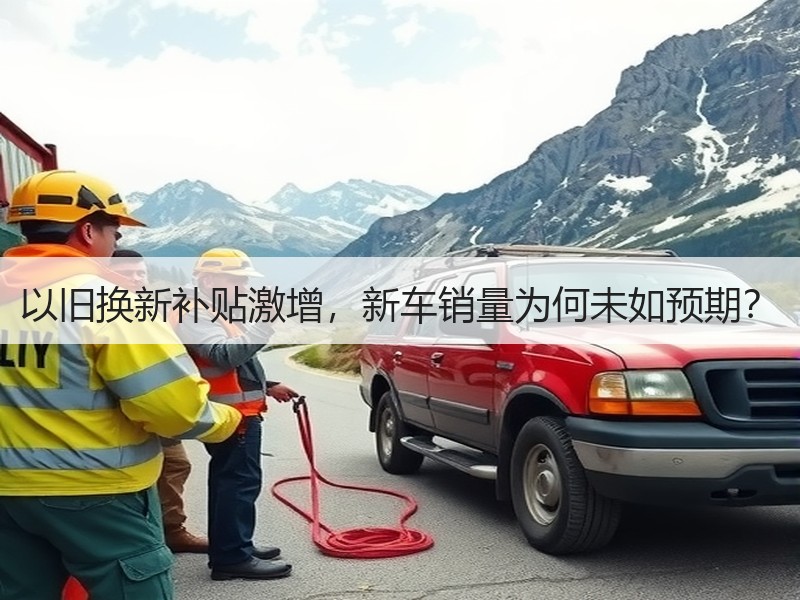 以旧换新补贴激增，新车销量为何未如预期？