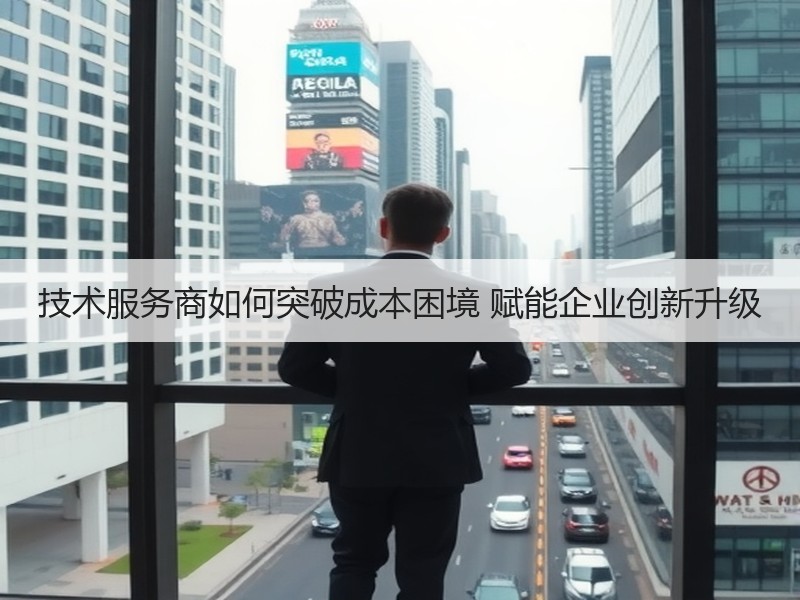 技术服务商如何突破成本困境 赋能企业创新