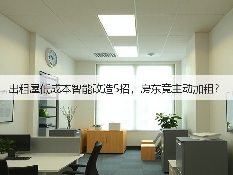 出租屋低成本智能改造5招，房东竟主动加租