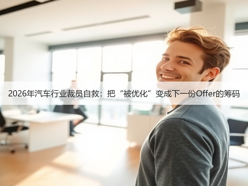 2026年汽车行业裁员自救：把“被优化”