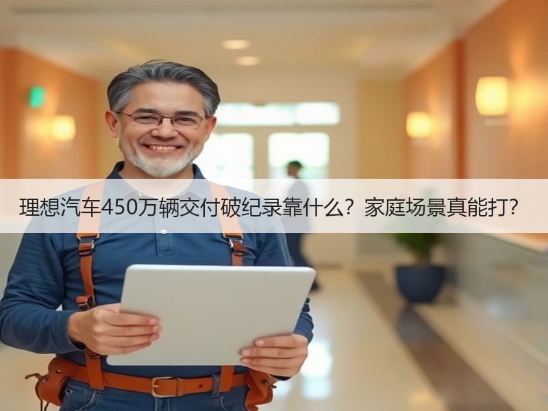 理想汽车450万辆交付破纪录靠什么？家庭