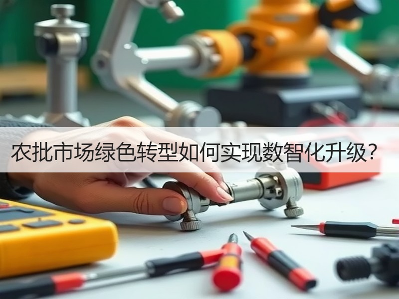 农批市场绿色转型如何实现数智化升级？