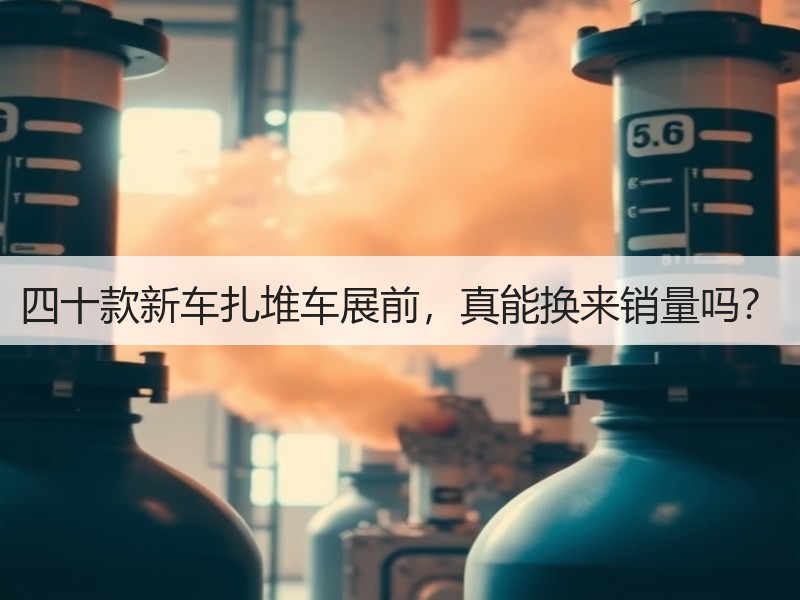 四十款新车扎堆车展前，真能换来销量吗？