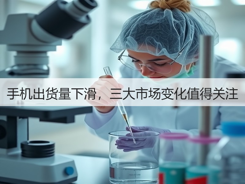 手机出货量下滑，三大市场变化值得关注