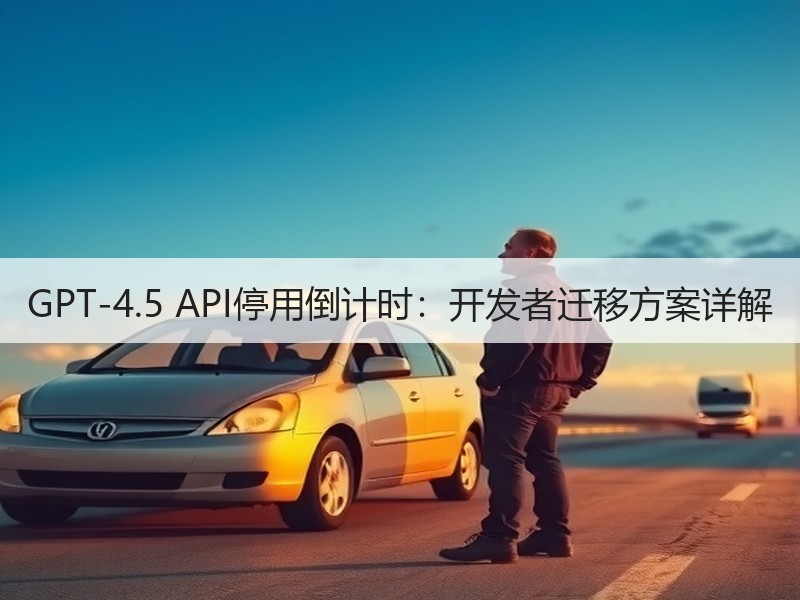 GPT-4.5 API停用倒计时：开发者