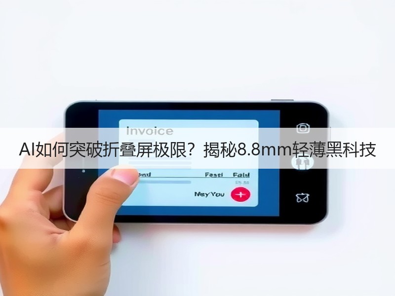 AI如何突破折叠屏极限？揭秘8.8mm轻