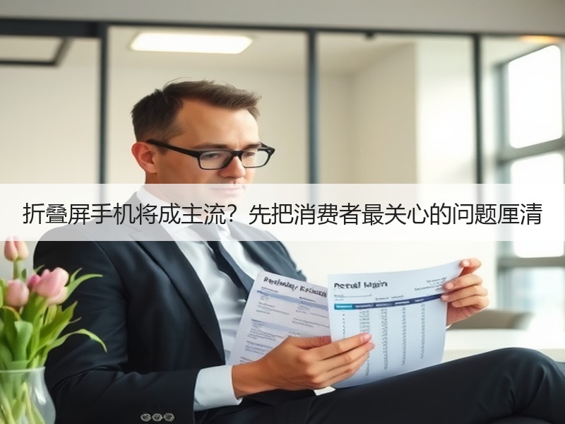 折叠屏手机将成主流？先把消费者最关心的问